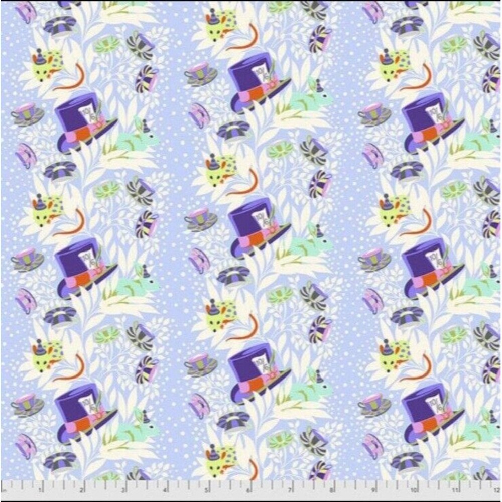 Tula Pink Curiouser & Curiouser   "6 PM Somewhere" Cotton Fabric Yard